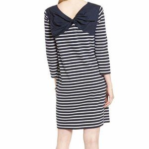 NWT 1901 Bow Back Stripe Knit 100% Cotton Dress S